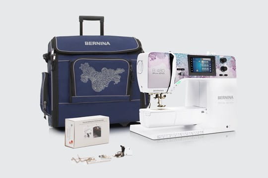 BERNINA 480 Special Edition - Pretty as a peacock - BERNINA